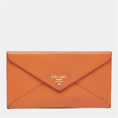 prada milano wallet orange|prada saffiano french wallet.